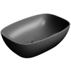 Sapho GSI NUBES kerámiamosdó. 50x35cm. matt fekete