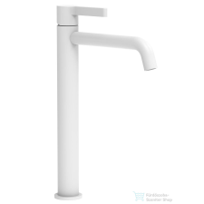 Sapho ICONIC magasított mosdócsaptelep, matt fehér (AF006W) csaptelep