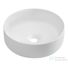 Sapho INFINITY ROUND kerámiamosdó, 36x12cm, matt fehér (10NF65036-2L) szaniter