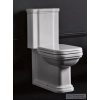 Sapho KERASAN WALDORF kombi WC, alsó/hátsó kifolyású, tartállyal, öblítőmechanikával, ülőke nélkül, fehér/bronz (WCSET18-WALDORF)