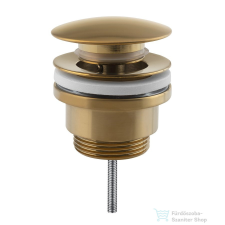 Sapho klik-klak mosdólefolyó, 5/4“, matt arany (CV1002GB) építőanyag