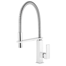 Sapho MAYA Mosogató-csaptelep kihúzható zuhanyfejjel, króm csaptelep