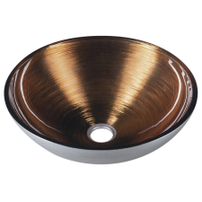 Sapho MURANO WENGE üvegmosdó, átm:40x14cm, wenge (AL5318-66) fürdőszoba kiegészítő