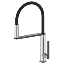 Sapho NIMOA mosogató-csaptelep, króm/matt fekete csaptelep