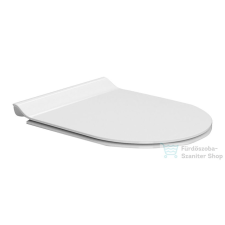 Sapho NORM/PURA WC ülőke SLIM soft close, duroplast, fehér/króm MS86CSN11 takarító és háztartási eszköz
