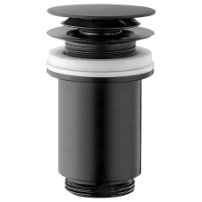 Sapho OMP TEA klik-klak mosdólefolyó. mag: max 80mm. matt fekete szaniter