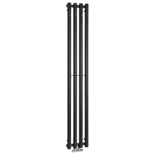 Sapho PILON fürdőszobai radiátor, 270x1800mm, matt fekete (IZ122) fűtőtest, radiátor