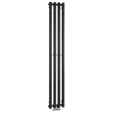  Sapho PILON fürdőszobai radiátor, 270x1800mm, matt fekete (IZ122) fűtőtest, radiátor