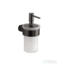 Sapho PIRENEI szappanadagoló, 110 ml, gun metal/tejüveg (PI8181) fürdőszoba kiegészítő
