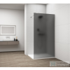 Sapho POLYSAN ESCA CHROME Walk-in zuhanyfal, falra szerelhető, matt füst üveg, 1100mm (ES1411-01)