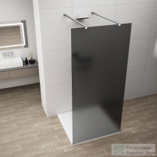 Sapho POLYSAN ESCA CHROME Walk-in zuhanyfal, szabadonálló, füst üveg, 1100mm (ES1411-05) kád, zuhanykabin