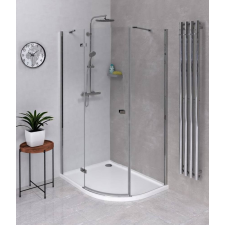 Sapho POLYSAN FORTIS LINE íves zuhanykabin, balos, 110x90cm (FL5190L) kád, zuhanykabin