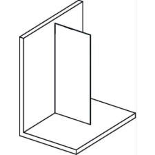  Sapho POLYSAN MODULAR Fix zuhanyfal, 1400mm (MS1-140) kád, zuhanykabin
