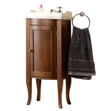  Sapho RETRO Mosdótartó szekrény, 1 ajtóval, 36,5x85x29 cm, bükk bútor