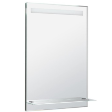 Sapho Sapho AQUALINE LED tükör világítással, üveg polc, billenő kapcsoló, 60x80cm (ATH53) bútor