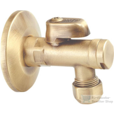 Sapho Sarokszelep 1/2&quot;x308&quot; anyával, bronz 2020BRO csaptelep