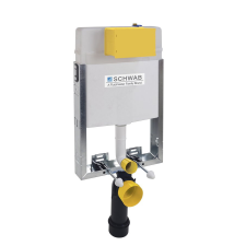 Sapho SCHWAB falbaépíthető szerelőelem tartállyal. DN110 fürdőszoba kiegészítő