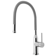 Sapho SILI mosogató-csaptelep, szilikon cső, 224/263/475mm, ezüst/króm (SR414) csaptelep