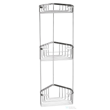 Sapho SMART Sarokpolc, tripla, 200x590x150mm, króm (2484) bútor