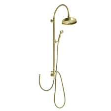 Sapho VANITY Zuhanyoszlop, csaptelepre szerelhető, fej- és kézizuhannyal, bronz (SET066) kád, zuhanykabin