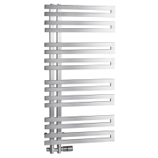  Sapho VOLGA fürdőszobai radiátor, 500x976mm, 265W, szálcsiszolt inox (NR510) fűtőtest, radiátor