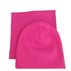  Sapka-sál szett pink 45-46 cm
