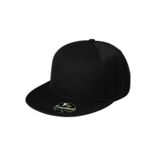 Sapka unisex Rap 6P 302 fekete állitható méret férfi sapka