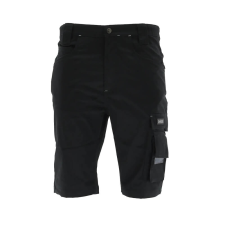 Sara Actiflex Munkás Rövidnadrág Fekete/Sötétszürke - 2XL munkaruha