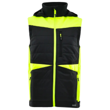 Sara Comfort Plus Bélelt Téli Mellény Fekete/Sárga - 3XL munkaruha