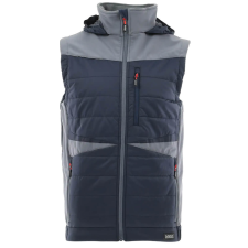 Sara Comfort Plus Bélelt Téli Mellény Fekete/Szürke - 3XL munkaruha