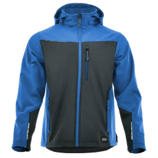 Sara Comfort Plus Softshell Kabát Sötétszürke/Égkék - XL