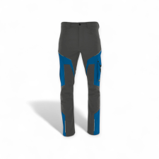 Sara Comfort Winter bélelt softshell deréknadrág s.szürke - égkék munkaruha