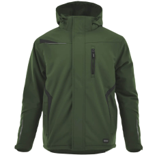 Sara Comfort Winter Bélelt Softshell Munkás kabát Zöld/Fekete - M