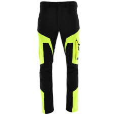 Sara Comfort Winter Bélelt Softshell Munkásnadrág Fekete/Sárga