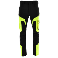 Sara Comfort Winter Bélelt Softshell Munkásnadrág Fekete/Sárga - XL munkaruha