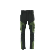 Sara Comfort Winter Bélelt Softshell Munkásnadrág Fekete/Zöld - L munkaruha