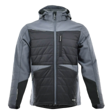 Sara Comfort Winter Hybrid Bélelt Kabát - Fekete/Szürke munkaruha
