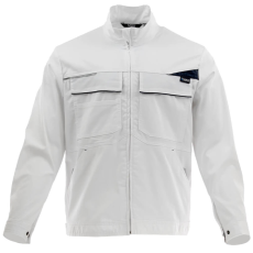 Sara King Flex Fehér/Szürke Munkavédelmi kabát - 50