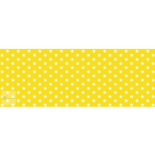Sárga csillagos fólia, bútorfólia, öntapadós tapáta 45 cm tapéta, díszléc és más dekoráció