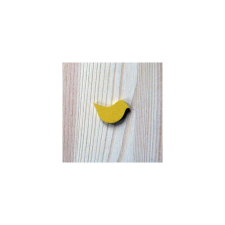 Sárga madár, mérete: 4x3cm dekorációs kellék