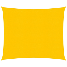 sárga négyzet alakú HDPE napvitorla 160 g/m² 4x4 m kerti bútor