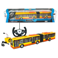  Sárga R/C busz világítással távirányítós modell