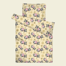  Sárga zebrás ovis ágyneműhuzat babaágynemű, babapléd