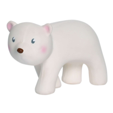  Sarkvidéki jegesmedve – organikus gumi rágóka, csörgő és fürdőjáték csörgő