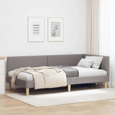  Sarokágy keret Egyéb Tópszínű 80 x 200 cm Szövet és Mérnöki Fa ágy és ágykellék