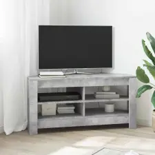  SarokTVSzekrény Beton Szürke 102 x 40,5 x 45 cm Faanyag bútor