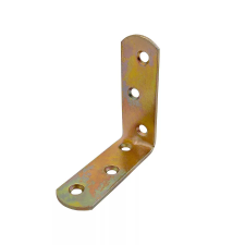 Sarokvas SIB 60×60mm süllyestett furattal/Sárgára Horganyzott/ barkácsolás, csiszolás, rögzítés