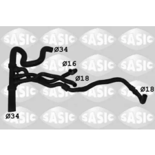 SASIC hűtőcső 3404202 autóalkatrész