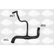 SASIC Hűtőcső SASIC SWH4296 vízhűtő