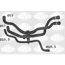 SASIC Hűtőcső SASIC SWH4308 vízhűtő